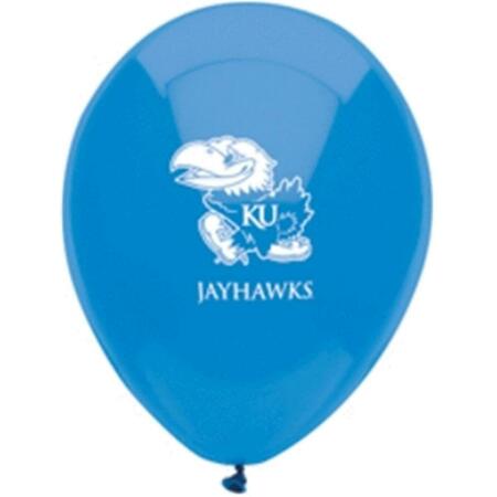 MAYFLOWER DISTRIBUTING 11 in. University of Kansas Latex Balloon, 10PK 53089